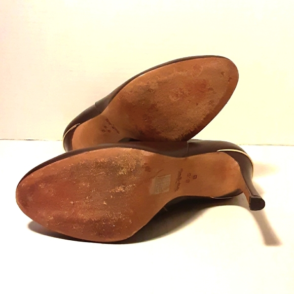 COACH Nila Brown Leather Ankle Booties - Picture 9 of 9